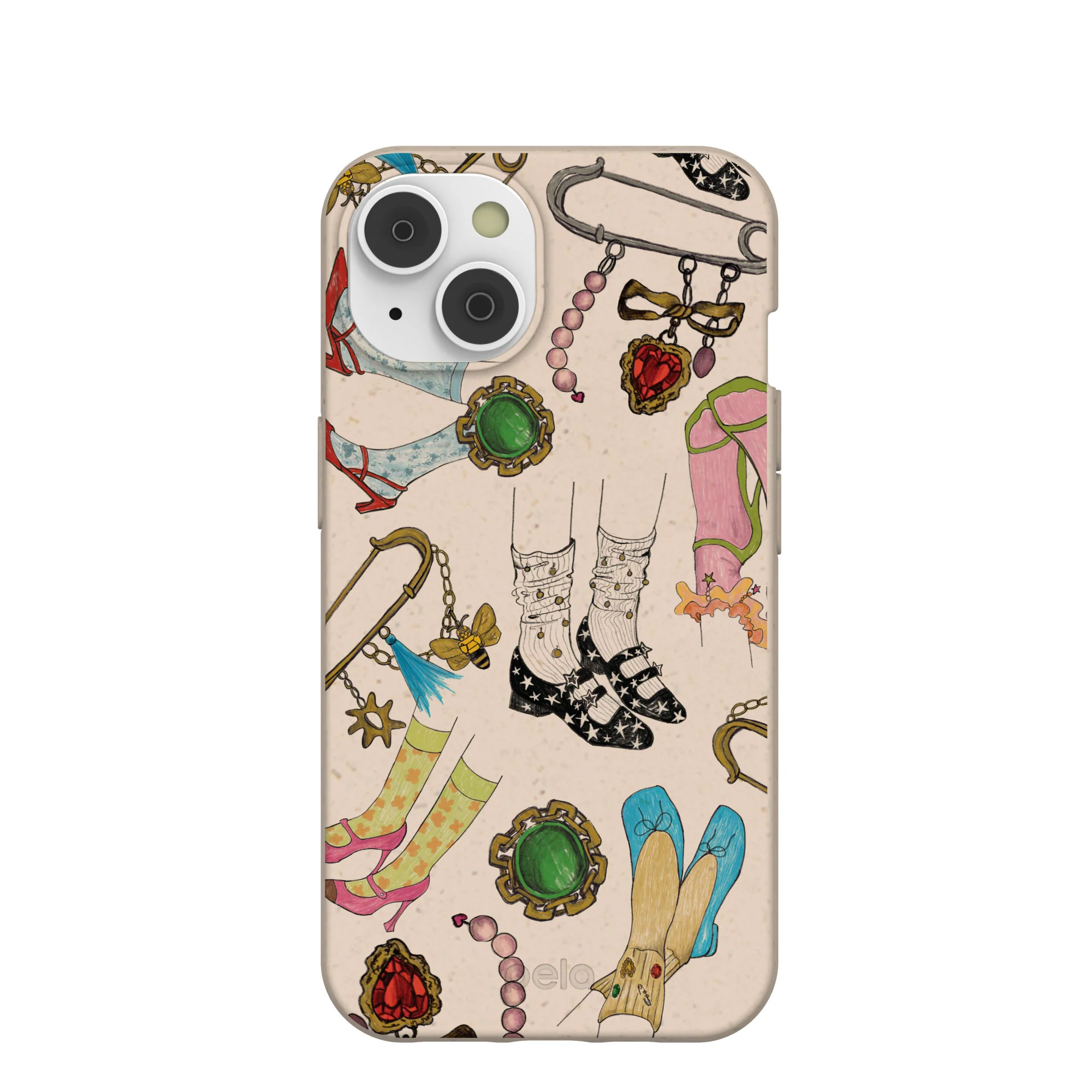 Seashell Brooch Parade iPhone 14 Case