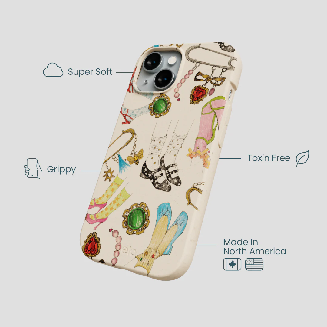 Seashell Brooch Parade iPhone 14 Case - Image 4