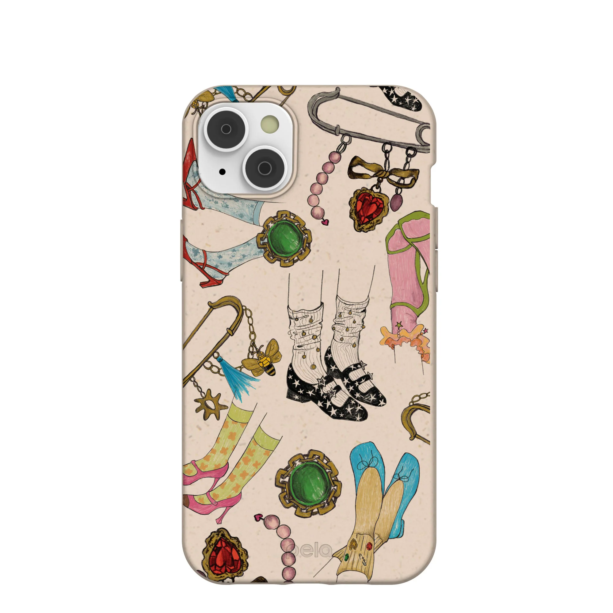 Seashell Brooch Parade iPhone 14 Plus Case