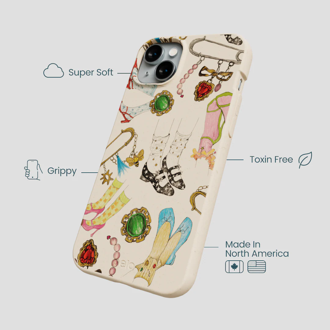 Seashell Brooch Parade iPhone 14 Plus Case - Image 4