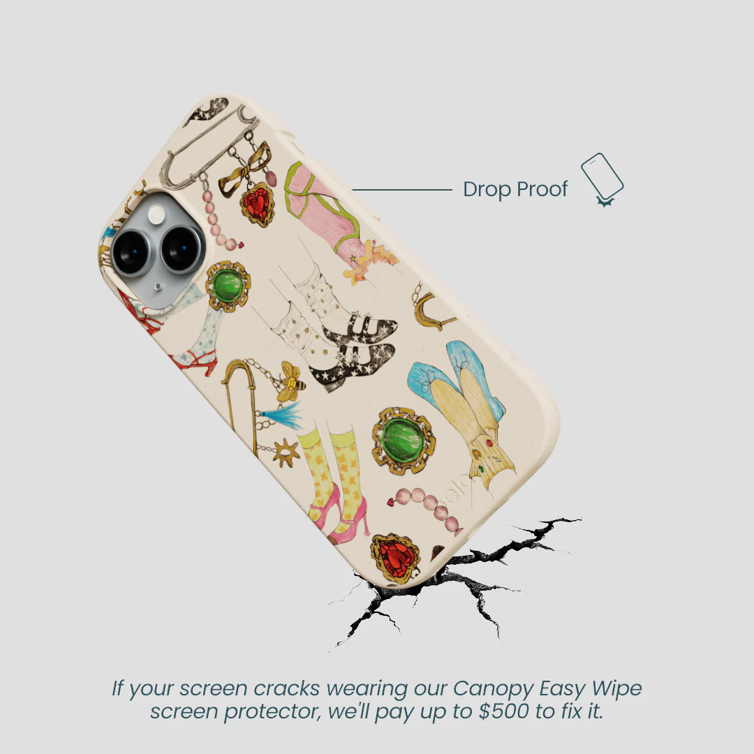 Seashell Brooch Parade iPhone 15 Case - Image 5