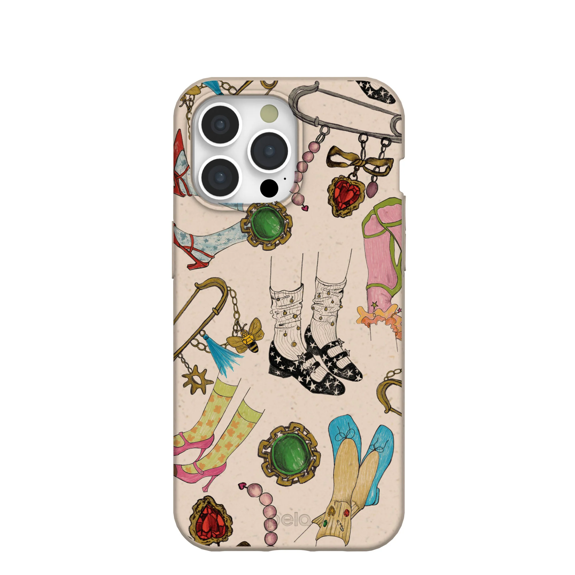 Seashell Brooch Parade iPhone 15 Pro Max Case