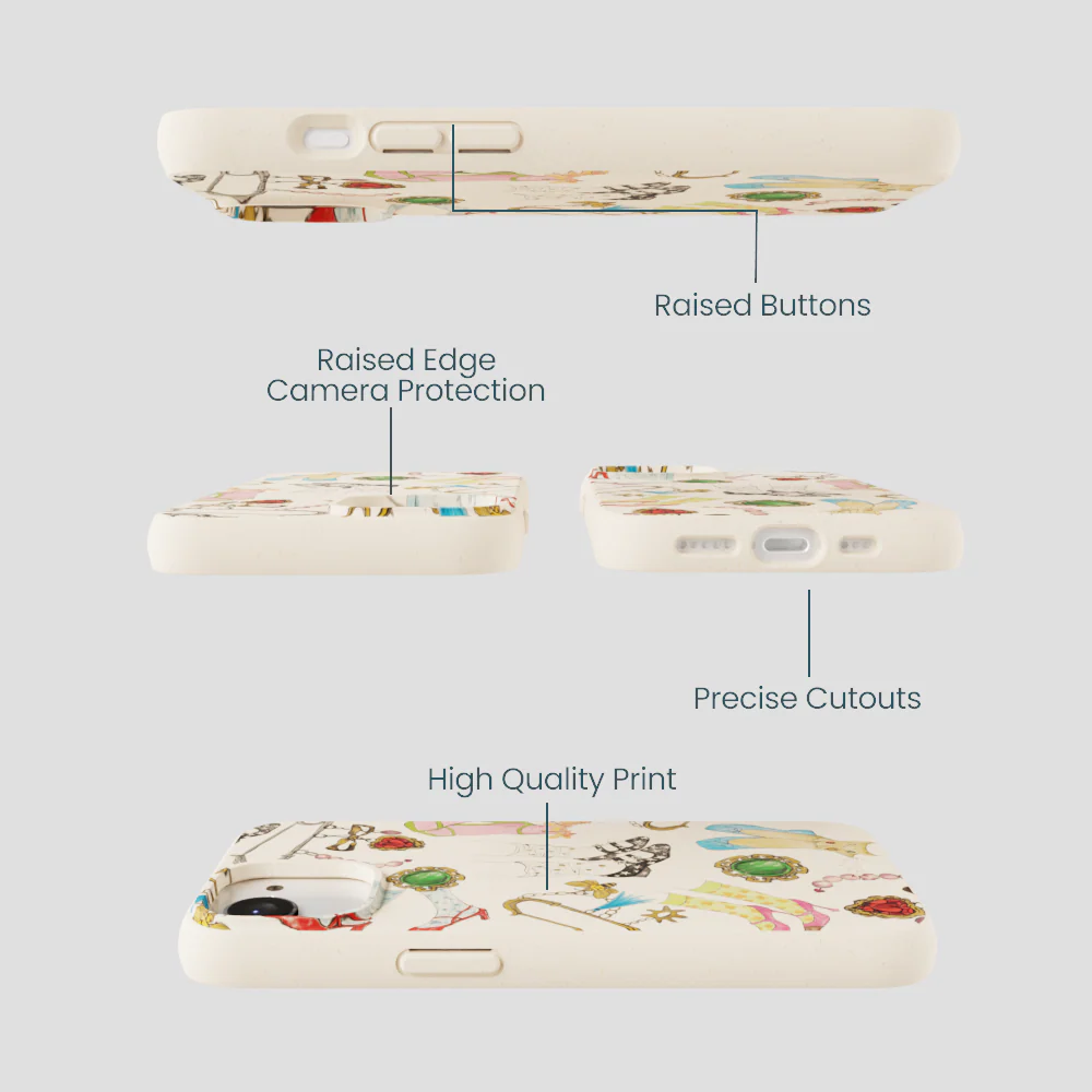 Seashell Brooch Parade iPhone 16e/17e Case - Image 3