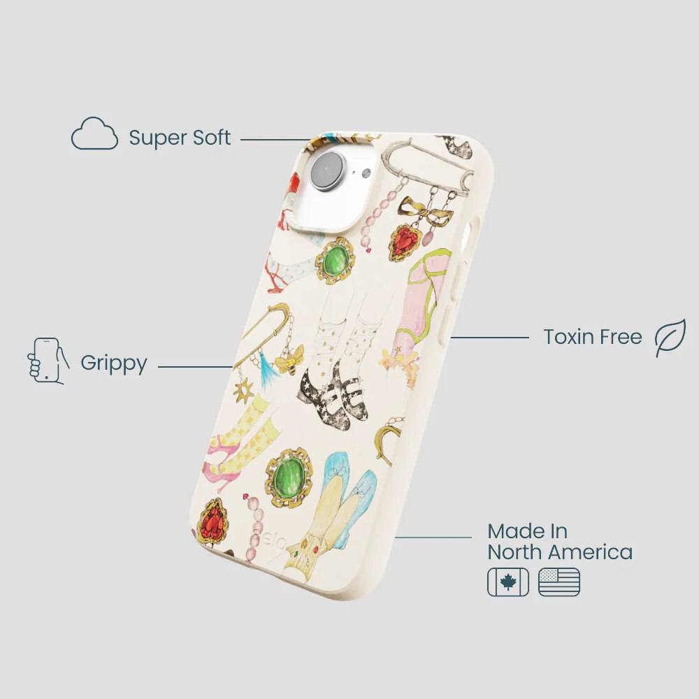 Seashell Brooch Parade iPhone 16e/17e Case - Image 4
