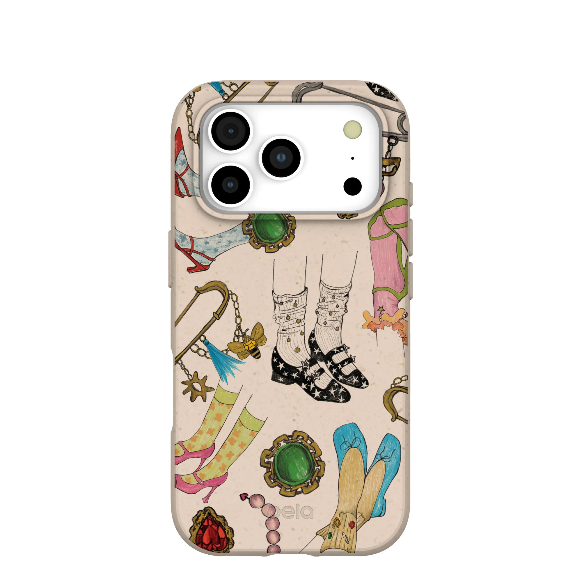 Seashell Brooch Parade iPhone 17 Pro Case