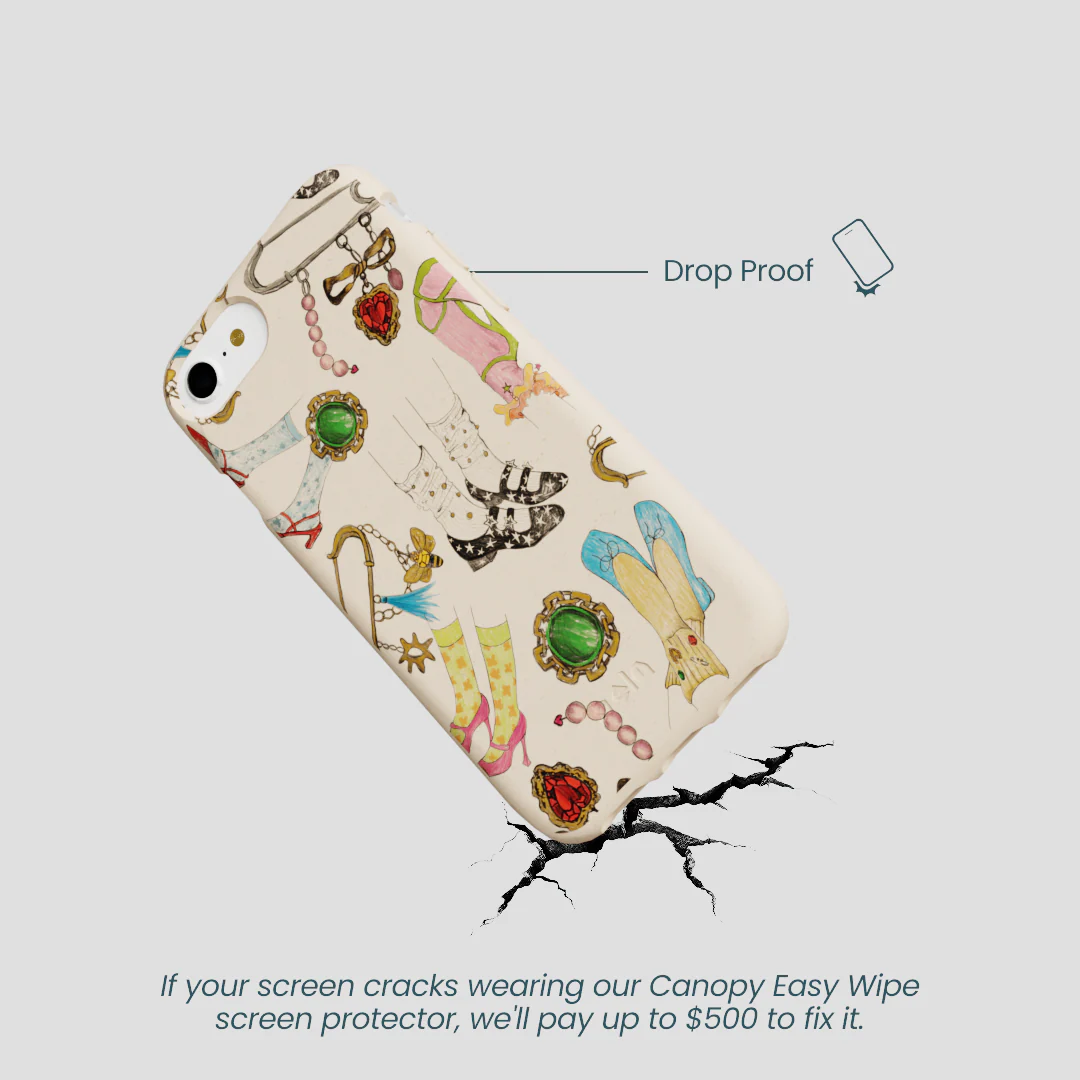 Seashell Brooch Parade iPhone 6/6s/7/8/SE Case - Image 4