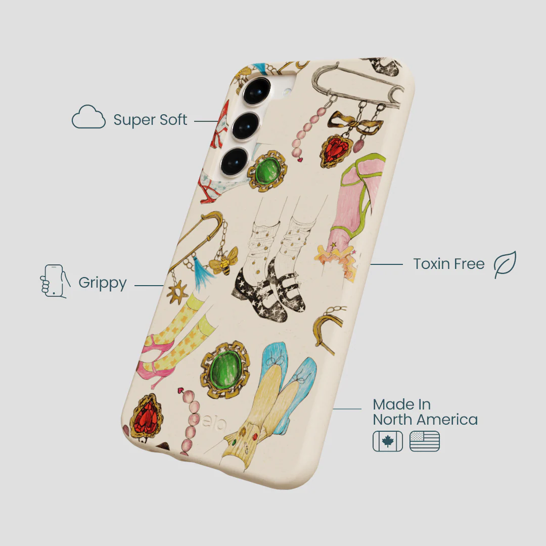 Seashell Brooch Parade Samsung Galaxy S23+(Plus) Case - Image 4