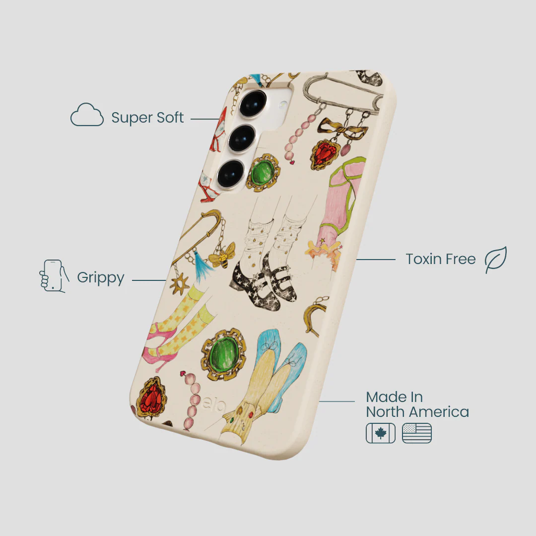 Seashell Brooch Parade Samsung Galaxy S24 Case - Image 4