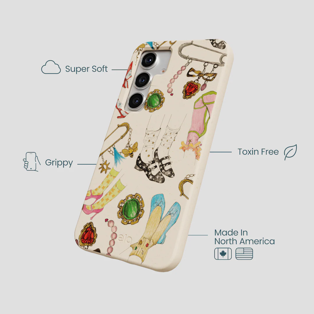Seashell Brooch Parade Samsung Galaxy S25 Case - Image 4