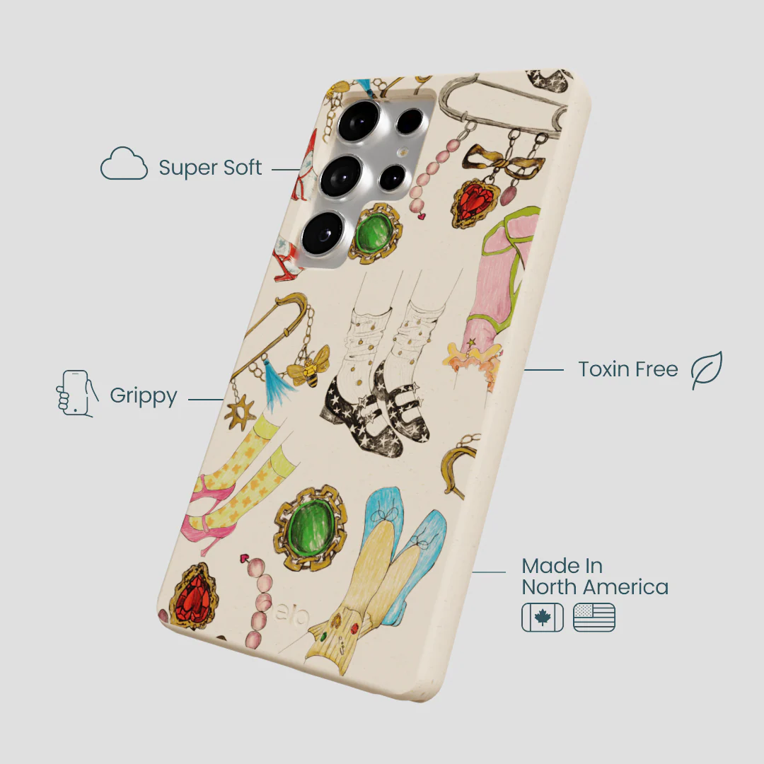 Seashell Brooch Parade Samsung Galaxy S25 Ultra Case - Image 4