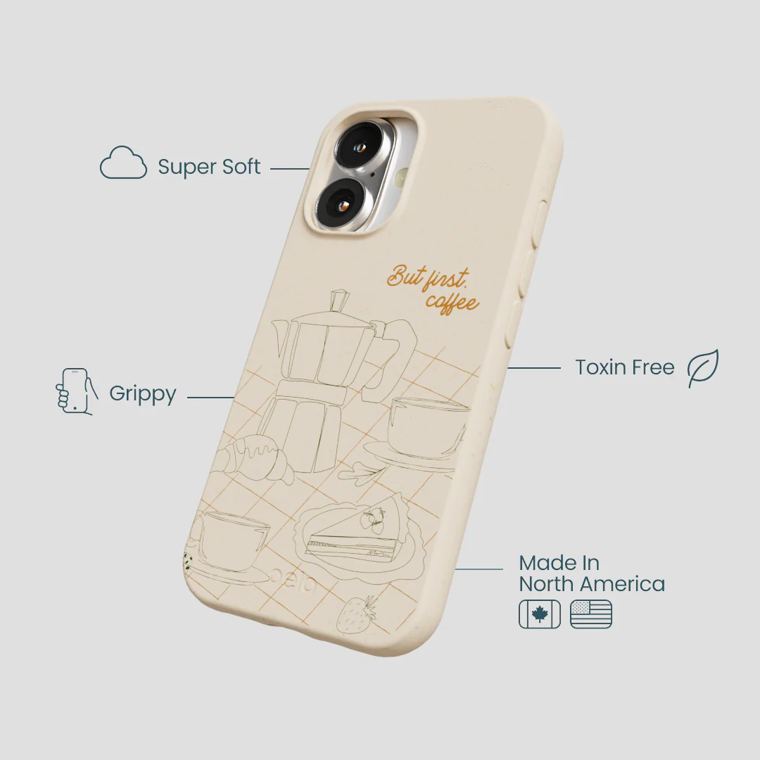 Seashell But First iPhone 16 Case - Image 4