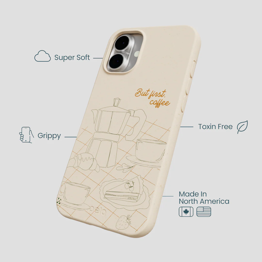 Seashell But First iPhone 16 Plus Case - Image 4