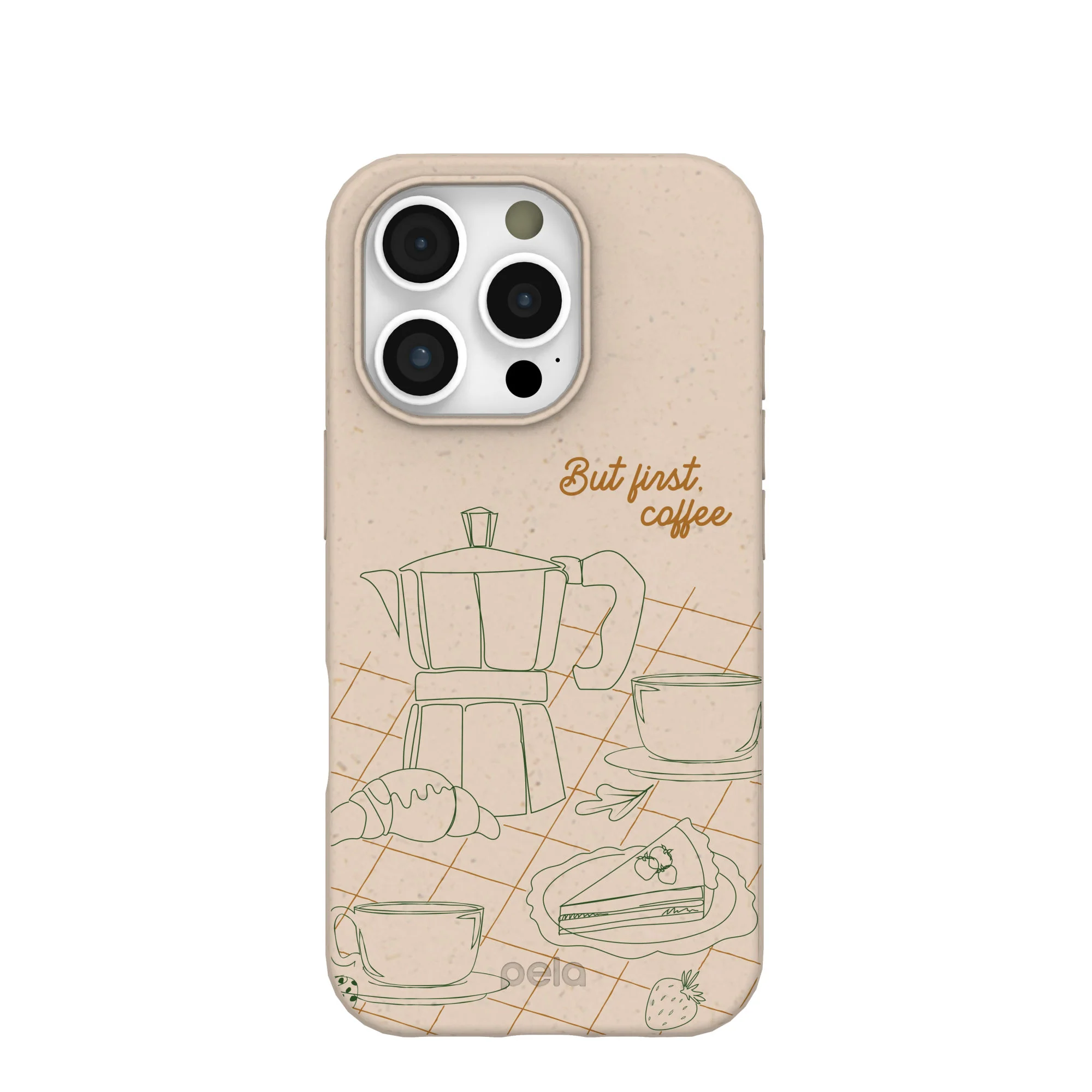 Seashell But First iPhone 16 Pro Case