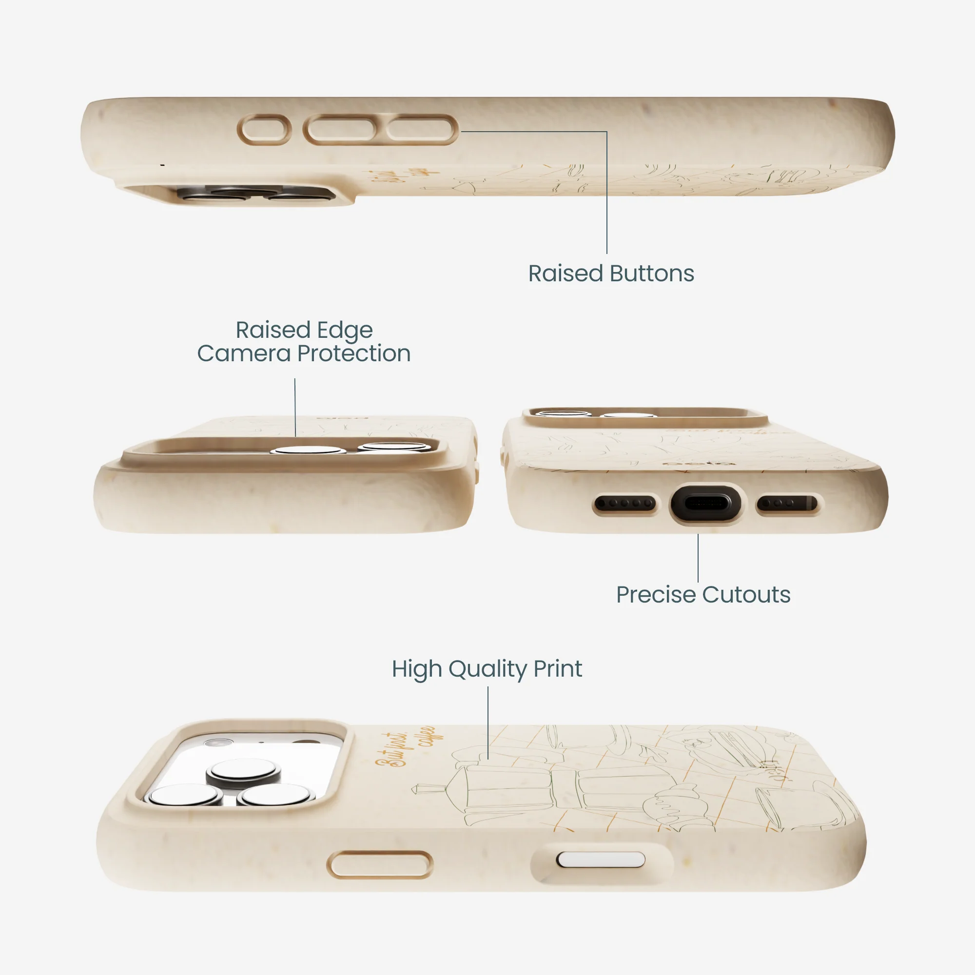 Seashell But First iPhone 17 Pro Case - Image 3