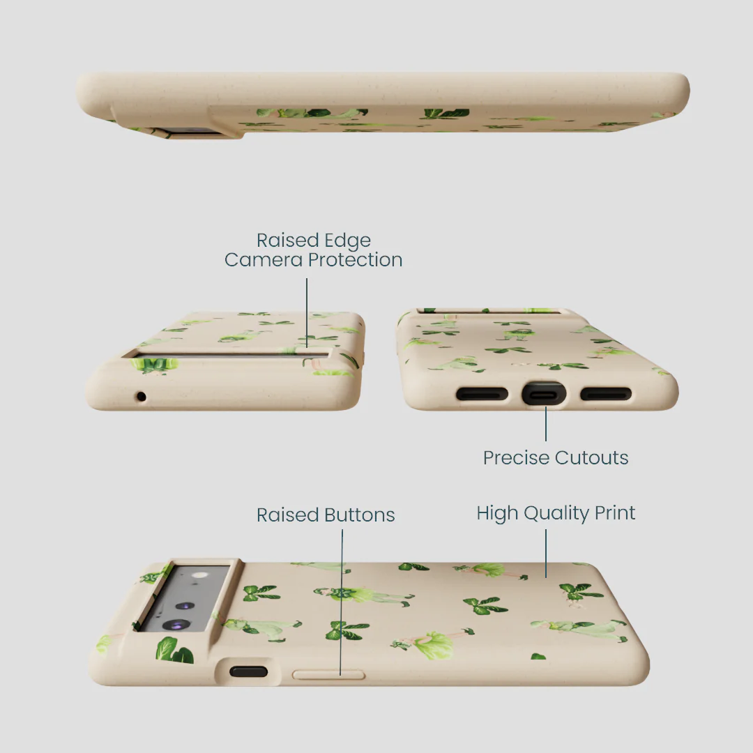 Seashell Cabbage Kids Google Pixel 6a Case - Image 3