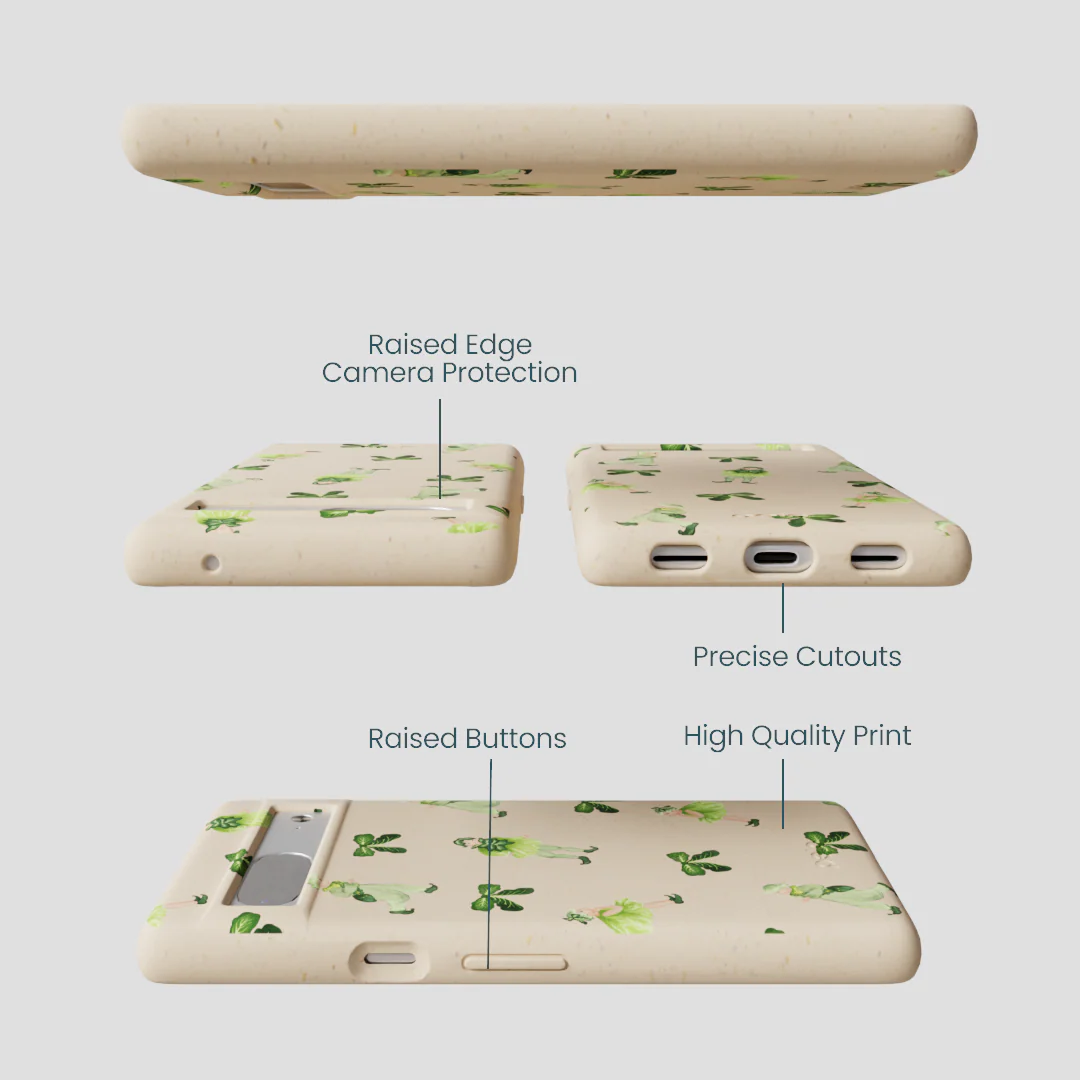 Seashell Cabbage Kids Google Pixel 7a Case - Image 3
