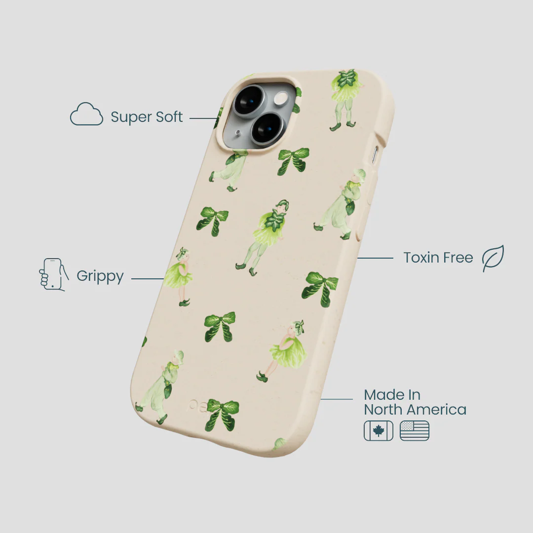 Seashell Cabbage Kids iPhone 14 Case - Image 4