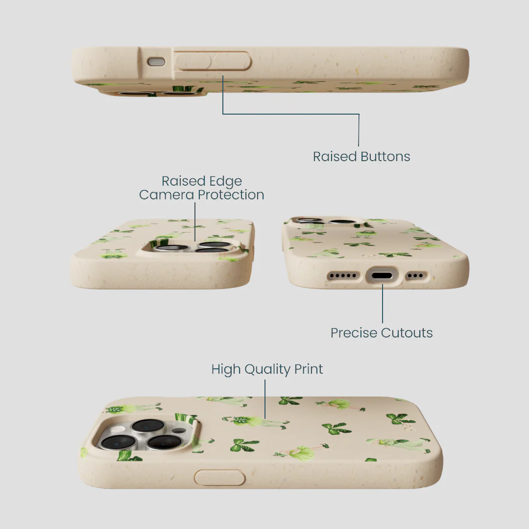 Seashell Cabbage Kids iPhone 14 Pro Case - Image 3