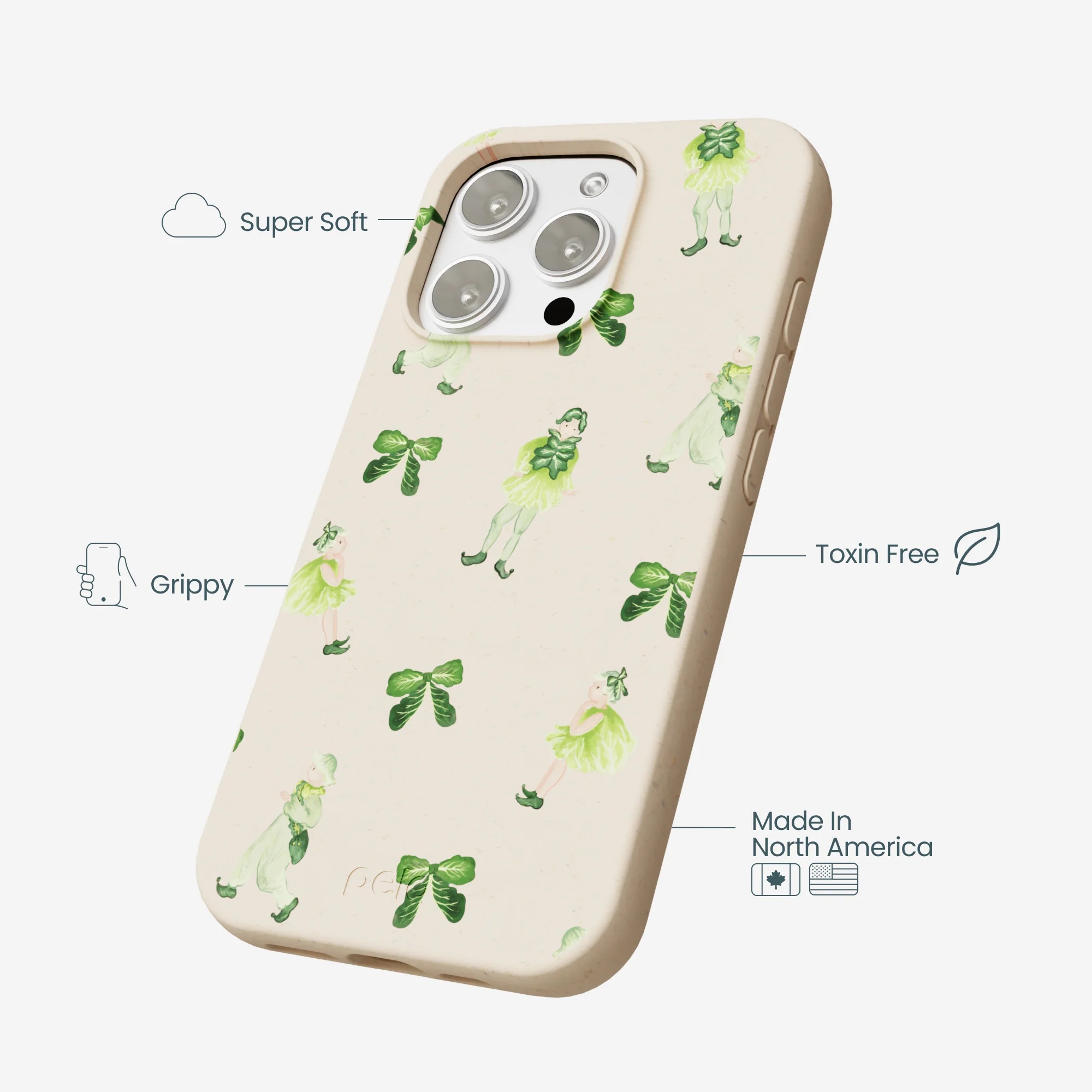 Seashell Cabbage Kids iPhone 16 Pro Max Case - Image 4