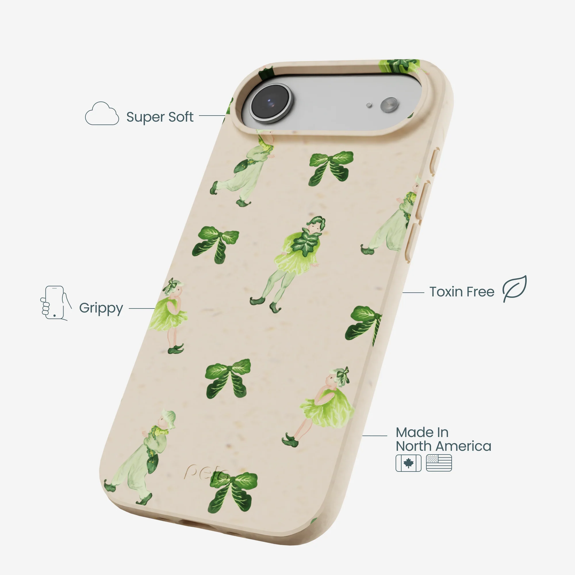 Seashell Cabbage Kids iPhone Air Case - Image 4