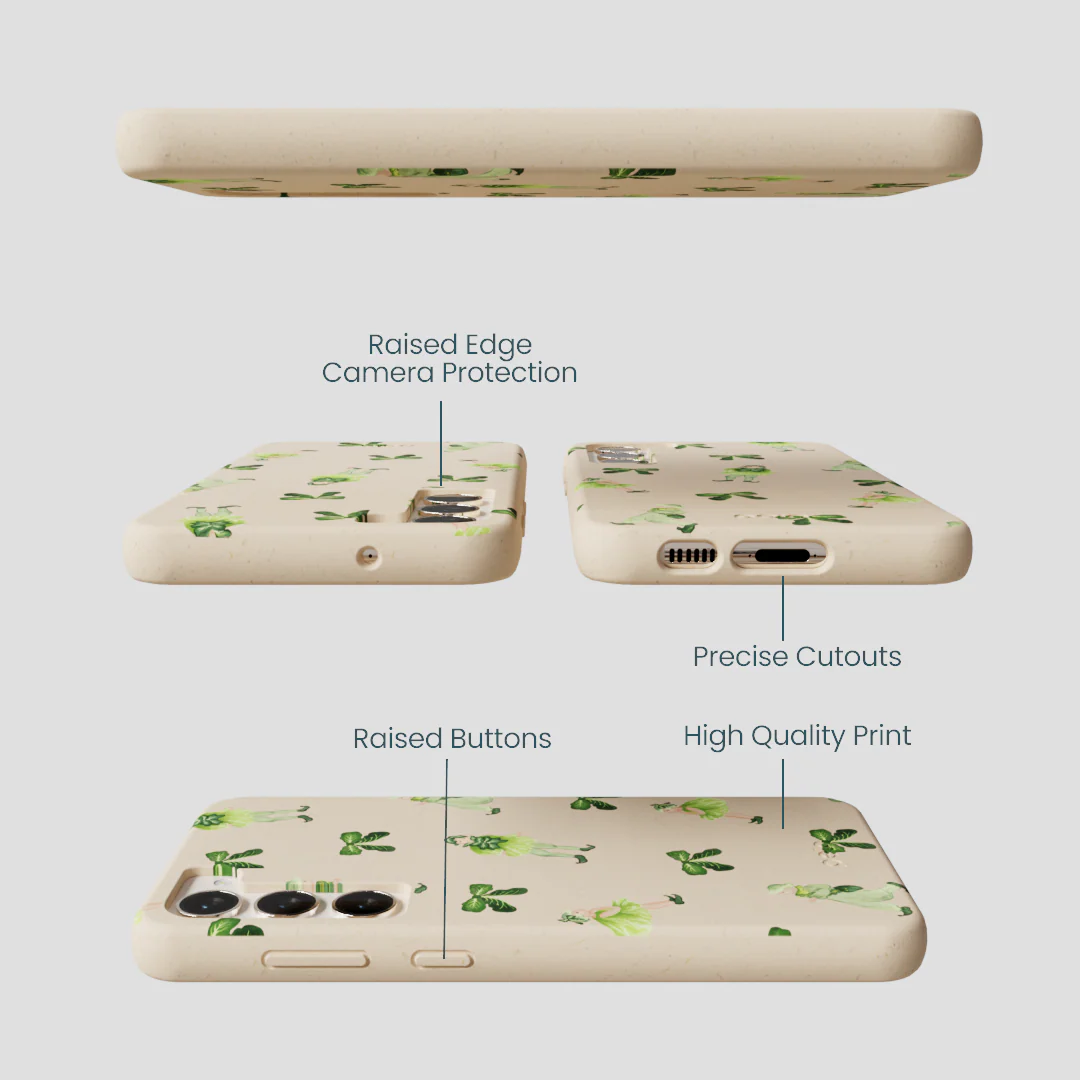 Seashell Cabbage Kids Samsung Galaxy S24+(Plus) Case - Image 3