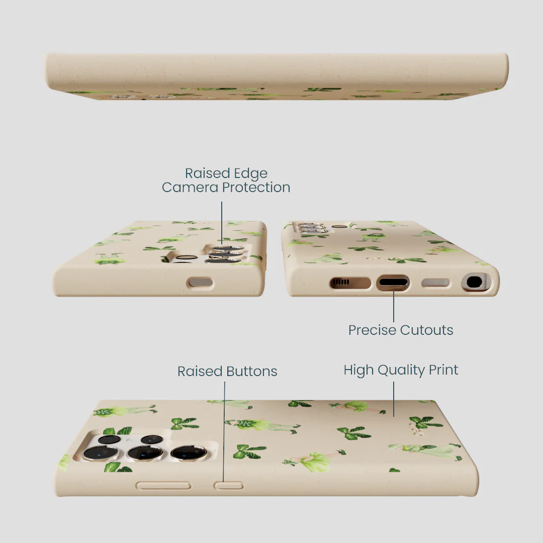 Seashell Cabbage Kids Samsung Galaxy S24 Ultra Case - Image 3