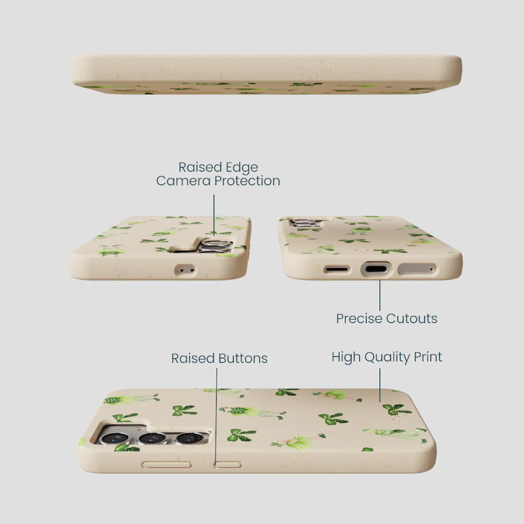 Seashell Cabbage Kids Samsung Galaxy S25 Case - Image 3