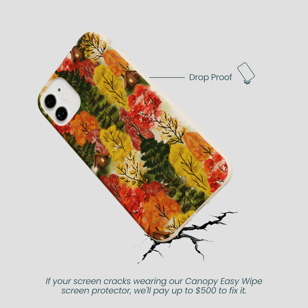 Seashell Cabins in the Woods iPhone 11 Case - Image 5
