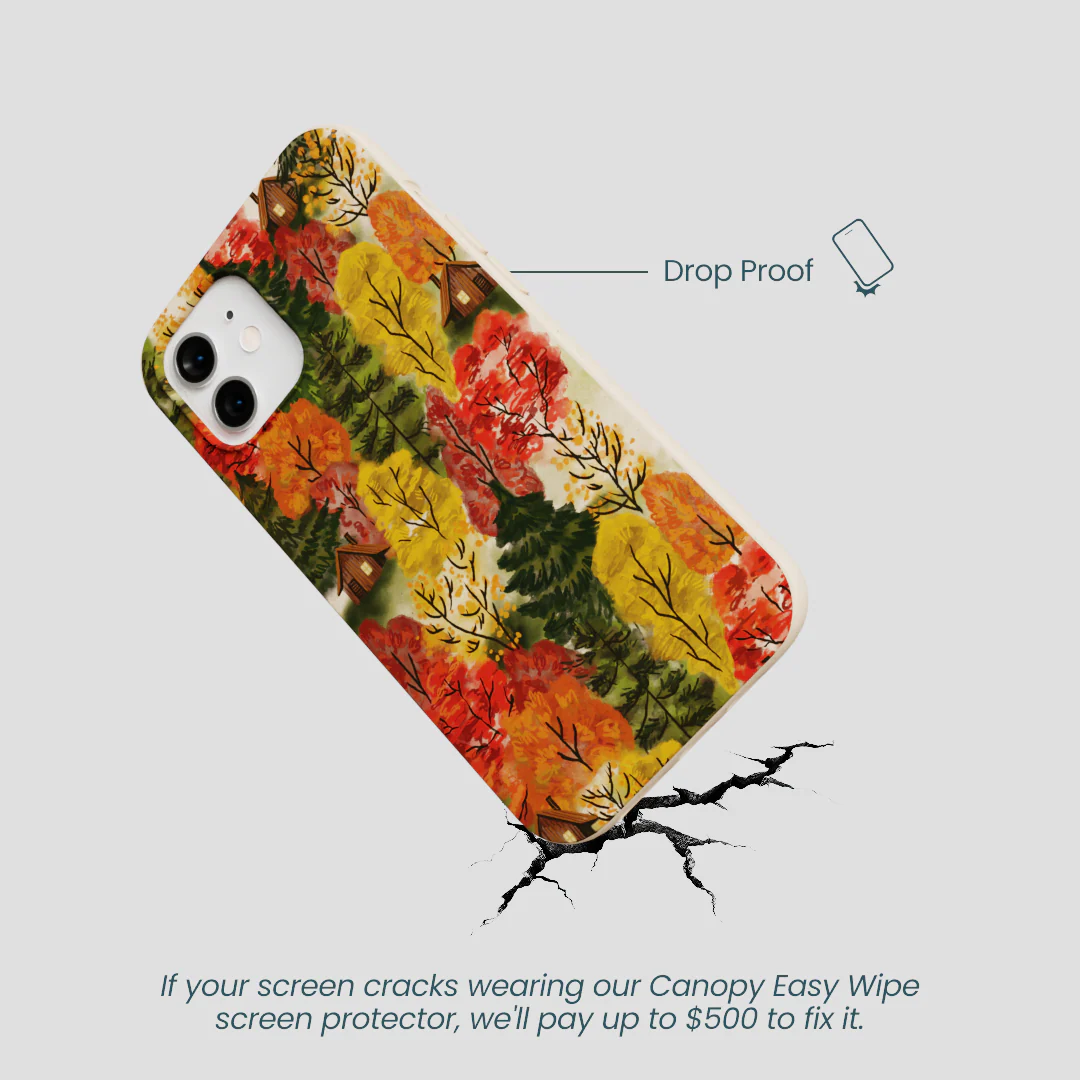 Seashell Cabins in the Woods iPhone 12/ iPhone 12 Pro Case - Image 5