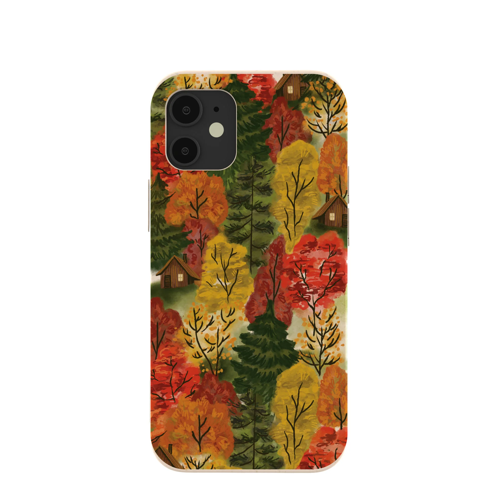 Seashell Cabins in the Woods iPhone 12 Mini Case