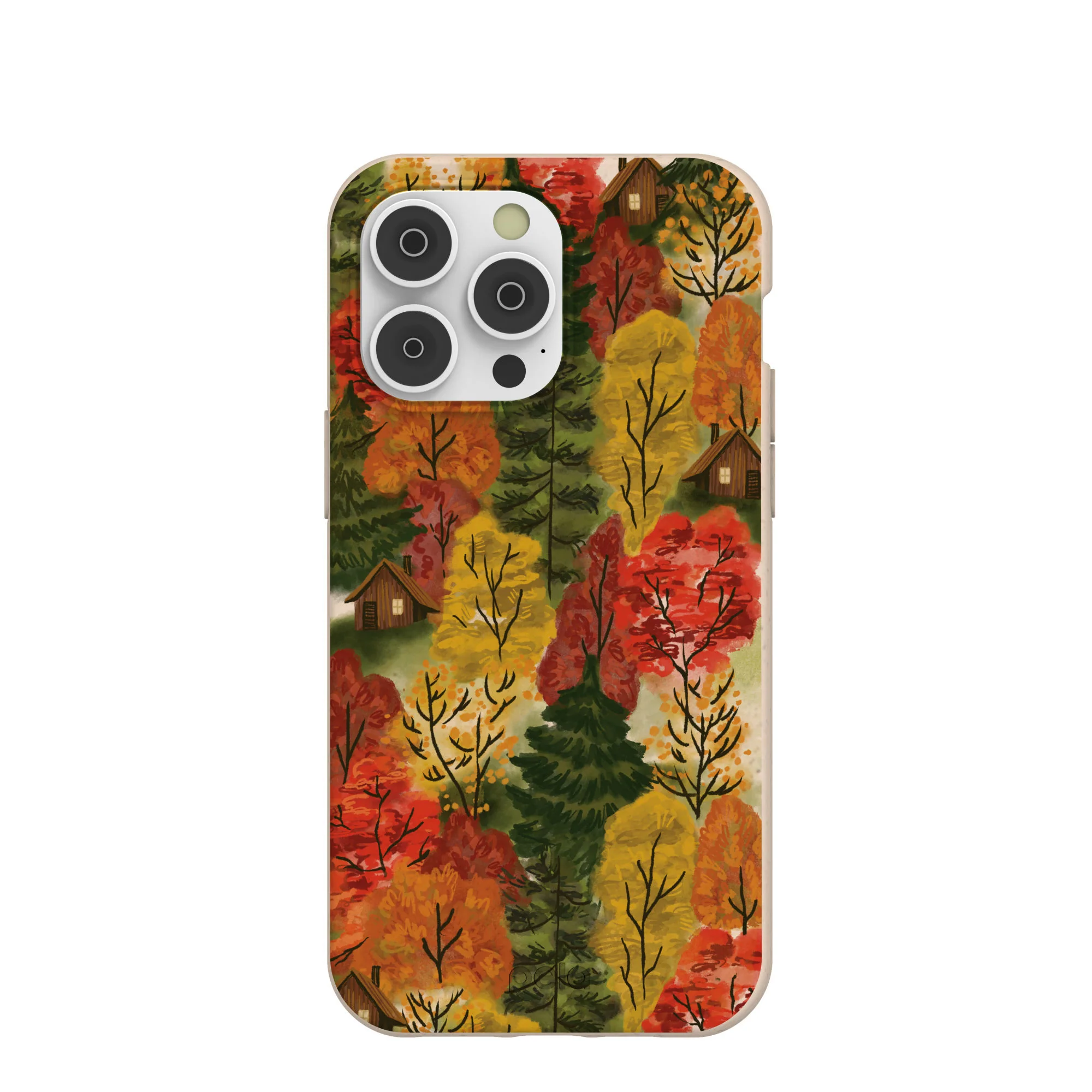 Seashell Cabins in the Woods iPhone 14 Pro Max Case