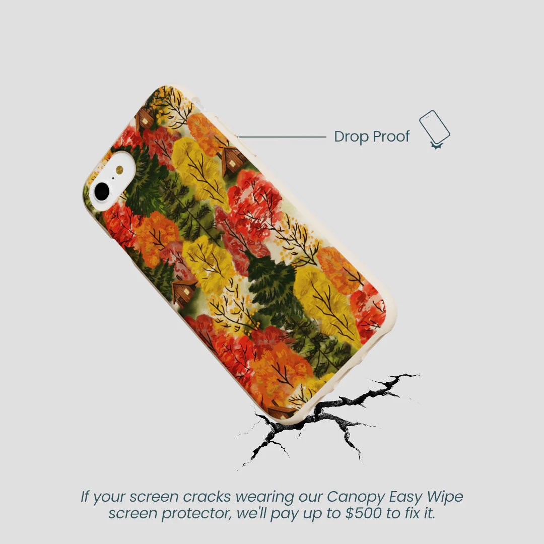 Seashell Cabins in the Woods iPhone 6/6s/7/8/SE Case - Image 5