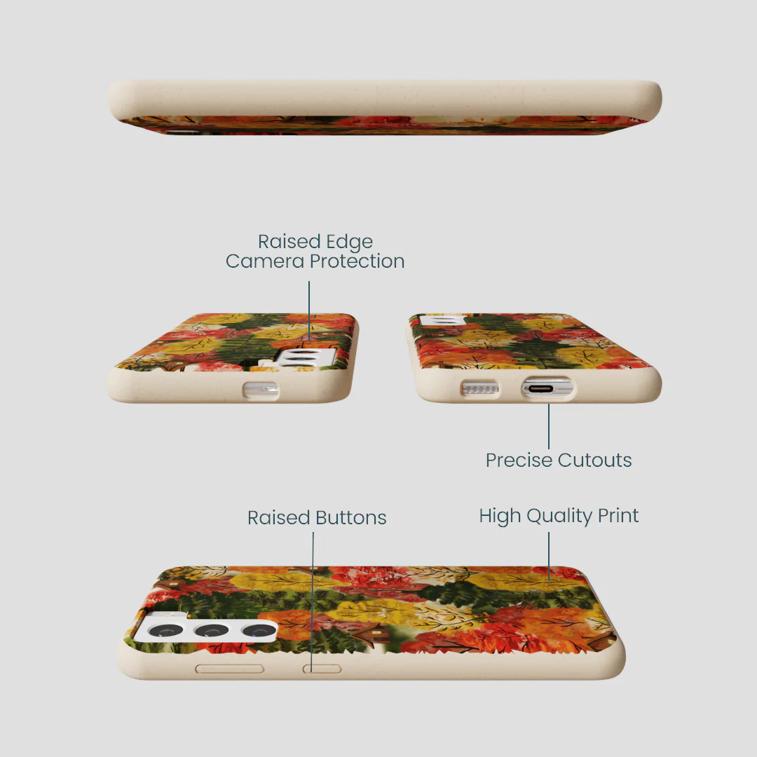 Seashell Cabins in the Woods Samsung Galaxy S21 Case - Image 3