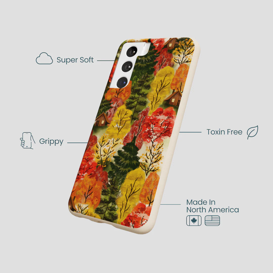 Seashell Cabins in the Woods Samsung Galaxy S21 Case - Image 4