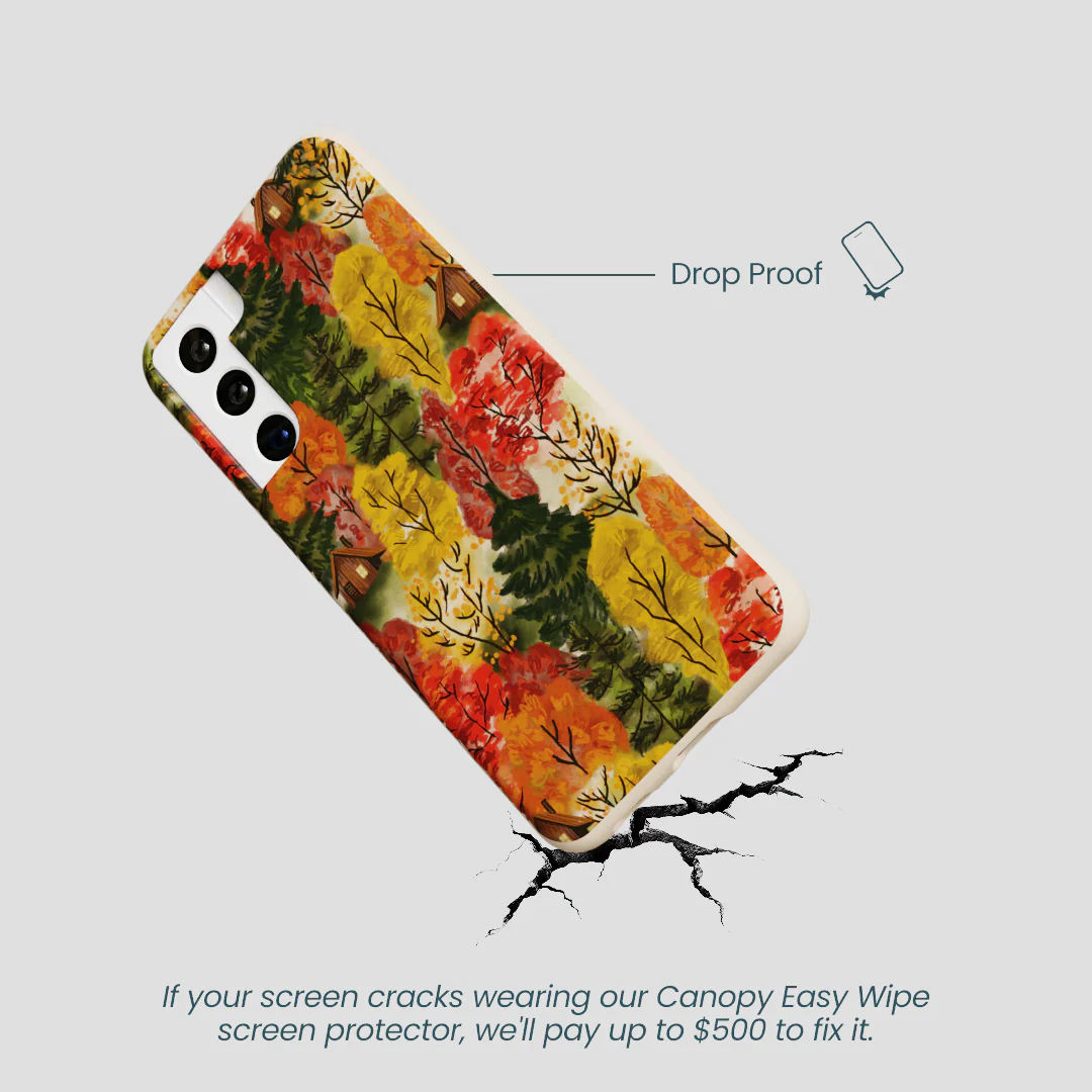 Seashell Cabins in the Woods Samsung Galaxy S21 Case - Image 5