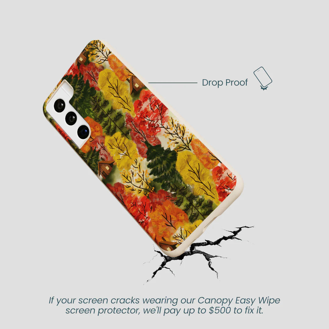 Seashell Cabins in the Woods Samsung Galaxy S22 Case - Image 5
