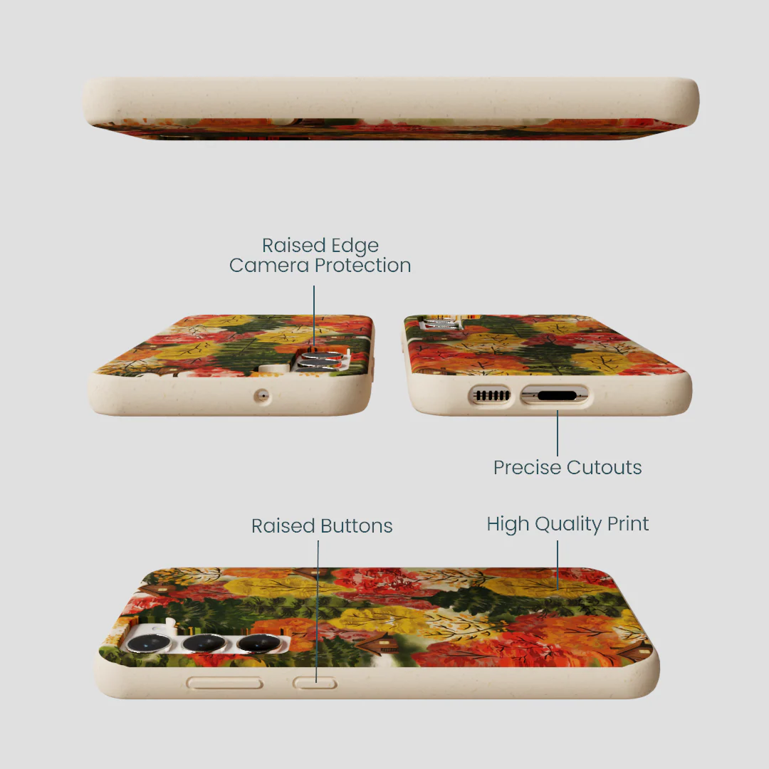 Seashell Cabins in the Woods Samsung Galaxy S23+(Plus) Case - Image 3