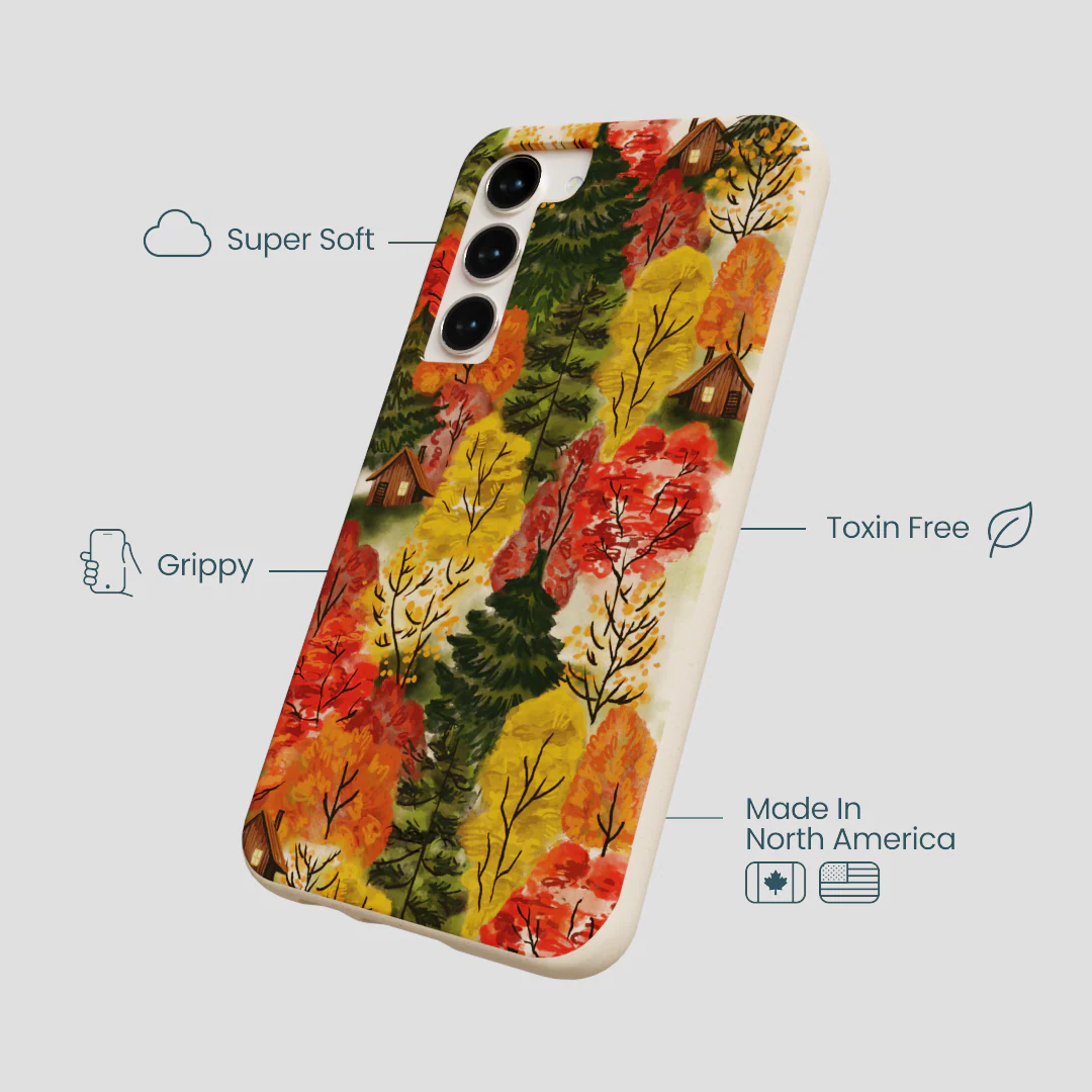 Seashell Cabins in the Woods Samsung Galaxy S23+(Plus) Case - Image 4