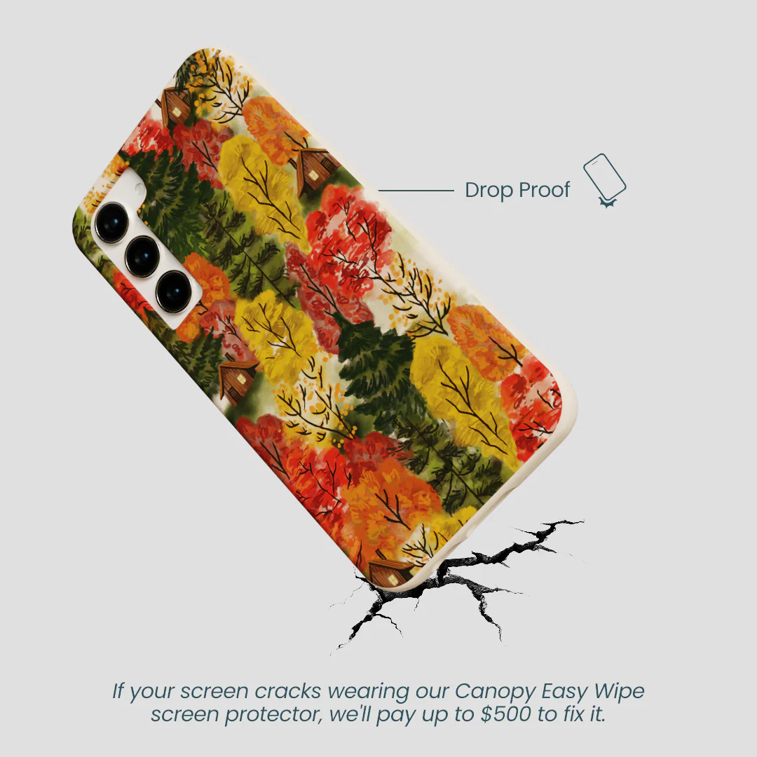 Seashell Cabins in the Woods Samsung Galaxy S23+(Plus) Case - Image 5