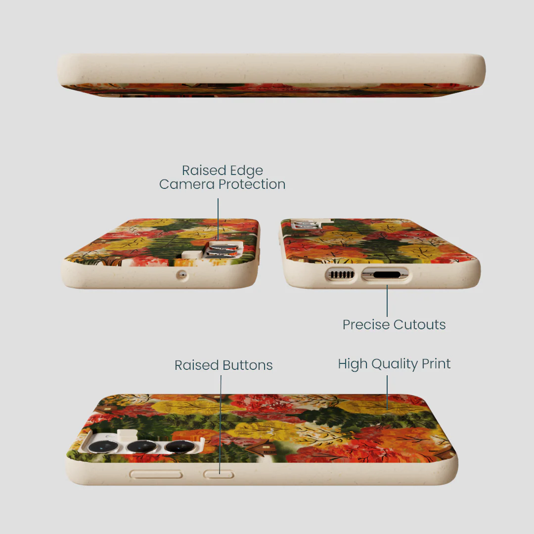 Seashell Cabins in the Woods Samsung Galaxy S24+(Plus) Case - Image 3