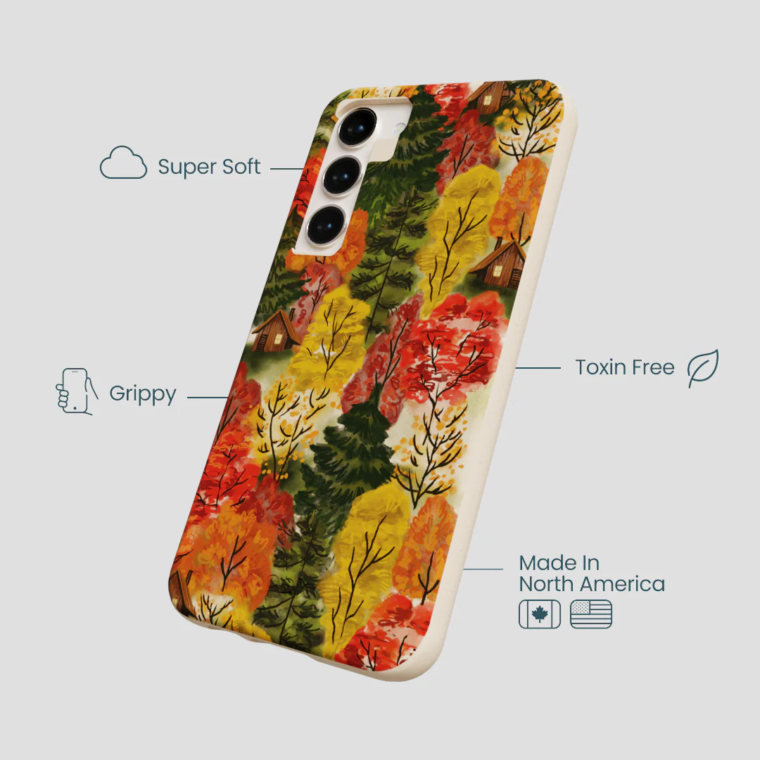 Seashell Cabins in the Woods Samsung Galaxy S24+(Plus) Case - Image 4