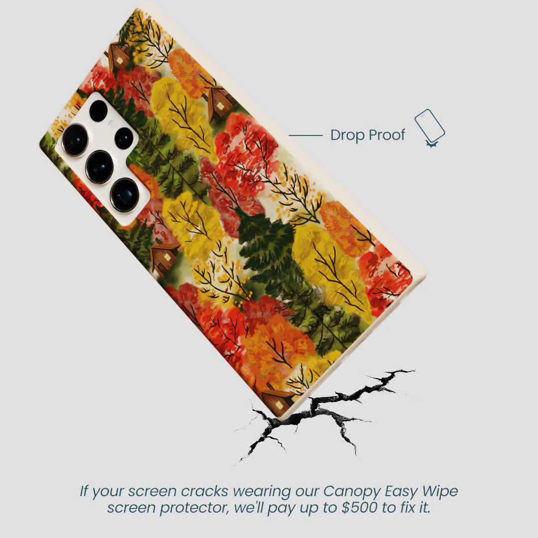 Seashell Cabins in the Woods Samsung Galaxy S24 Ultra Case - Image 5