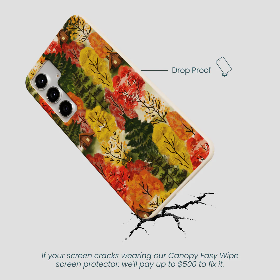 Seashell Cabins in the Woods Samsung Galaxy S25+(Plus) Case - Image 5
