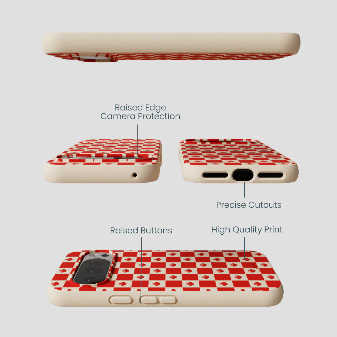 Seashell Canadian Flag Google Pixel 10/10 Pro Case - Image 3
