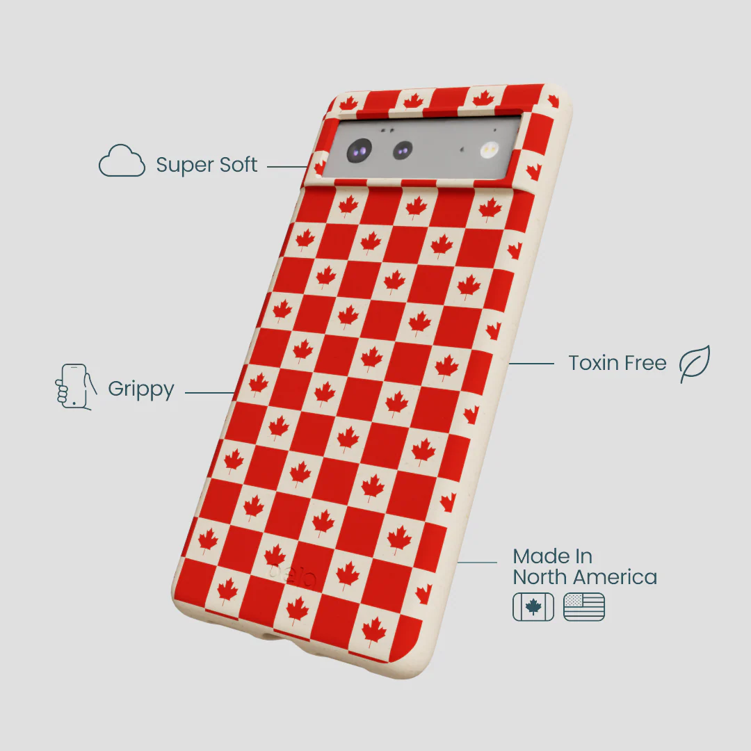 Seashell Canadian Flag Google Pixel 6 Case - Image 4