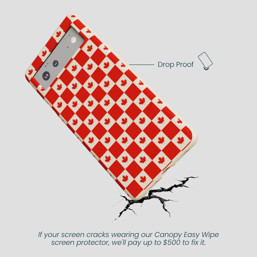Seashell Canadian Flag Google Pixel 6 Case - Image 5
