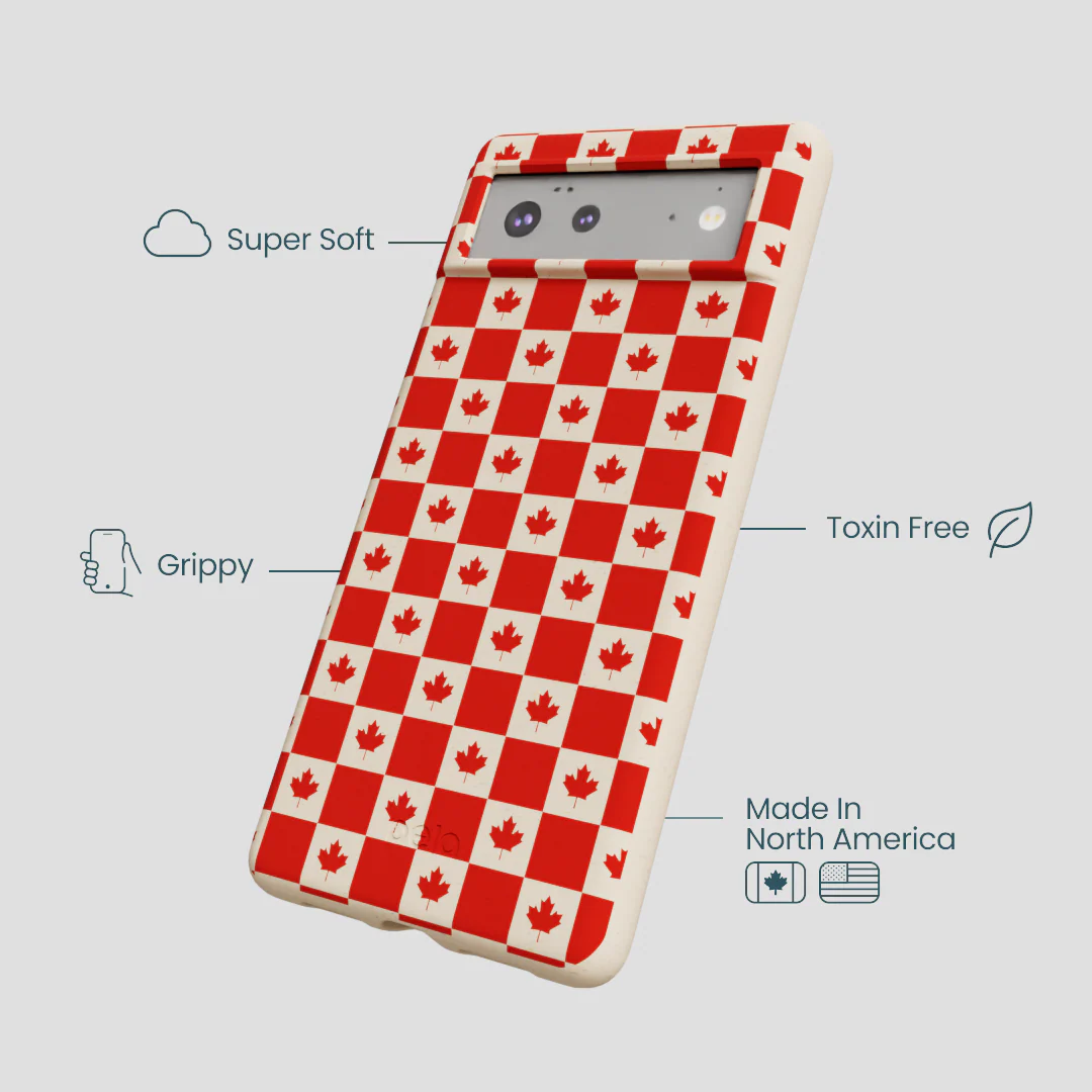 Seashell Canadian Flag Google Pixel 6a Case - Image 4