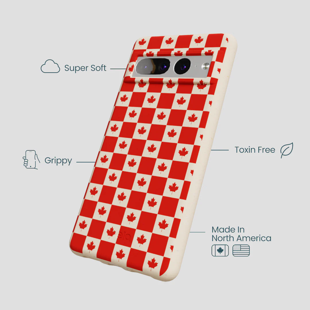 Seashell Canadian Flag Google Pixel 7 Pro Case - Image 4