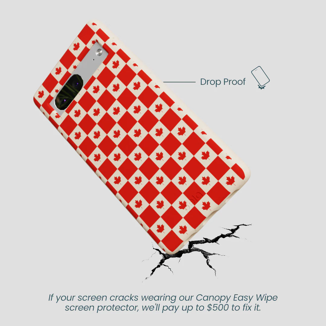 Seashell Canadian Flag Google Pixel 7a Case - Image 5
