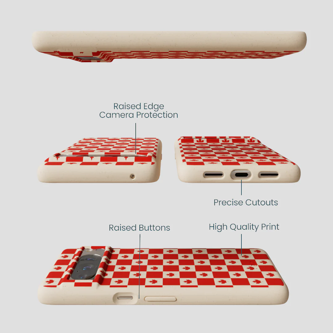 Seashell Canadian Flag Google Pixel 8 Pro Case - Image 3
